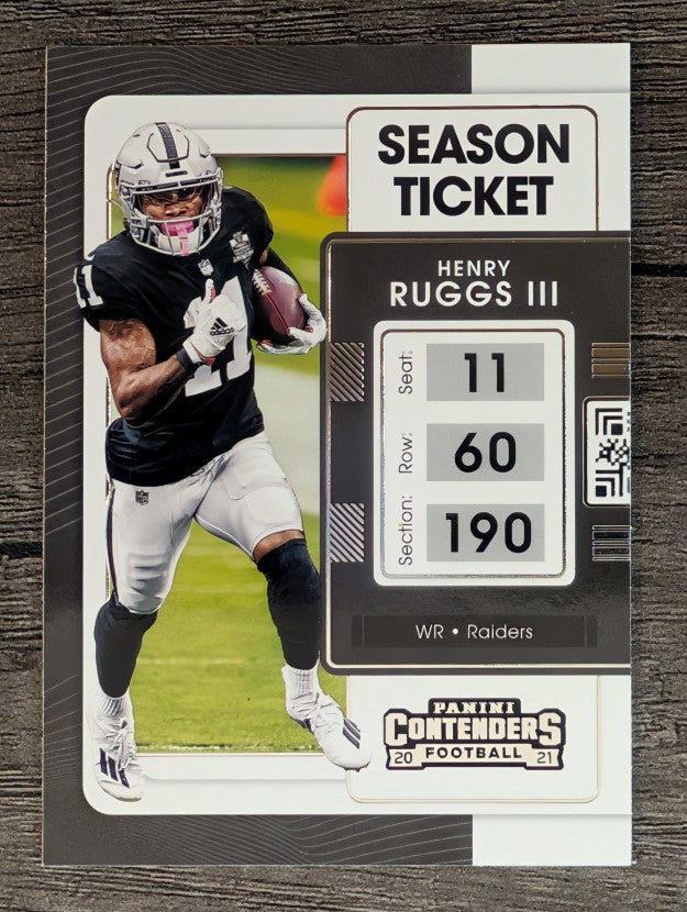 2021 Panini Contenders #58 Henry Ruggs III