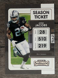 2021 Panini Contenders #59 Josh Jacobs