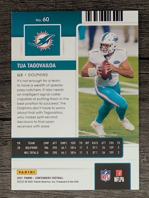2021 Panini Contenders #60 Tua Tagovailoa
