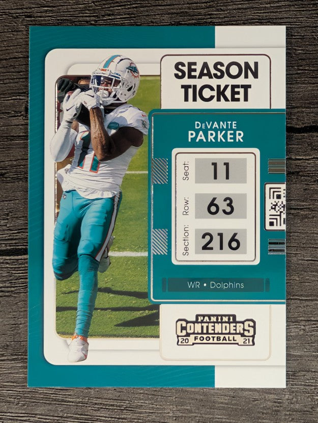 2021 Panini Contenders #61 DeVante Parker