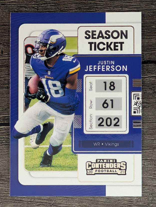 2021 Panini Contenders #63 Justin Jefferson