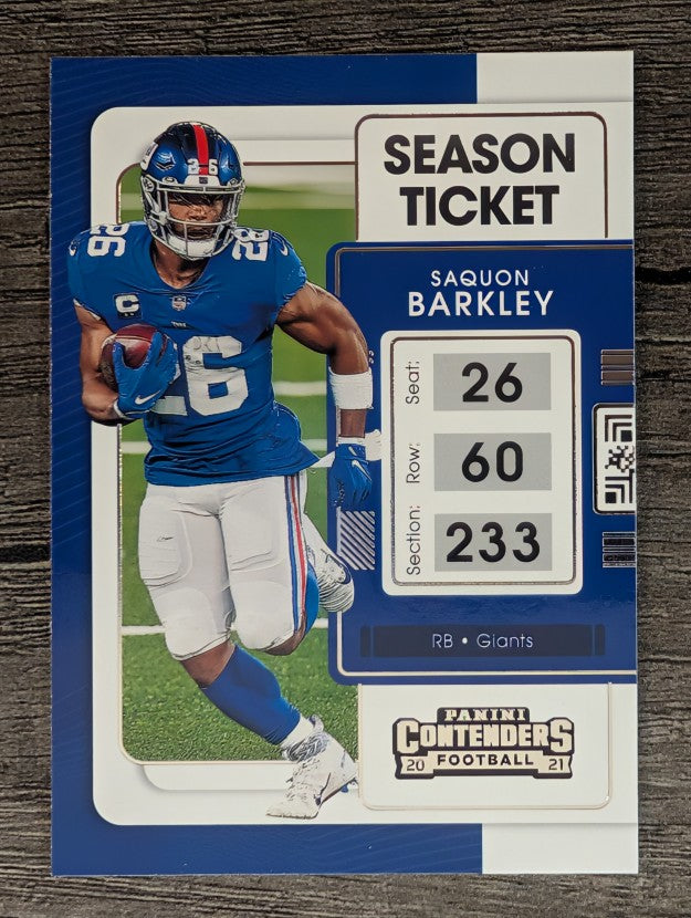2021 Panini Contenders #74 Saquon Barkley