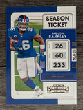 2021 Panini Contenders #74 Saquon Barkley