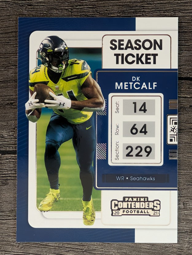 2021 Panini Contenders #86 D.K. Metcalf