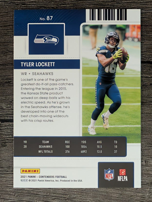 2021 Panini Contenders #87 Tyler Lockett