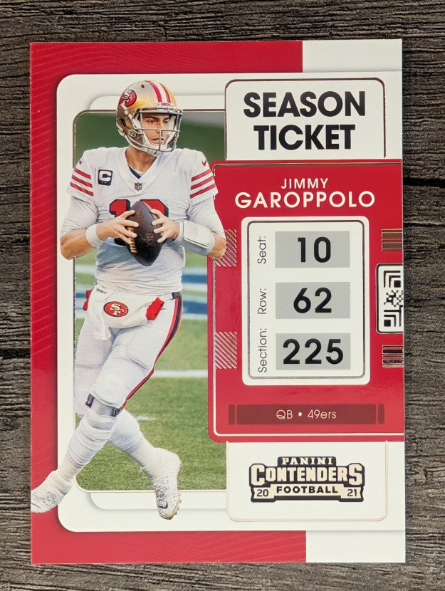 2021 Panini Contenders #88 Jimmy Garoppolo