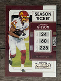 2021 Panini Contenders #99 Antonio Gibson