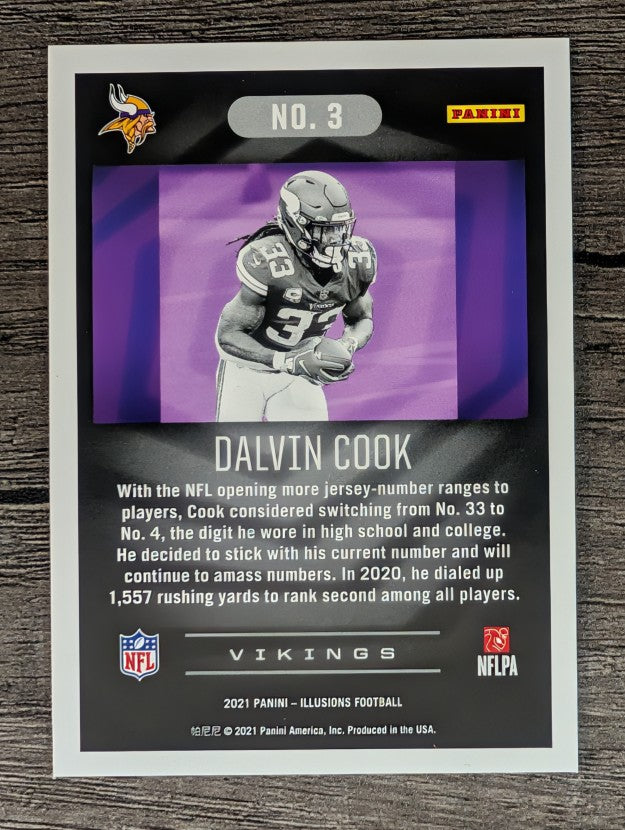 2021 Panini Illusions Retail #3 Dalvin Cook