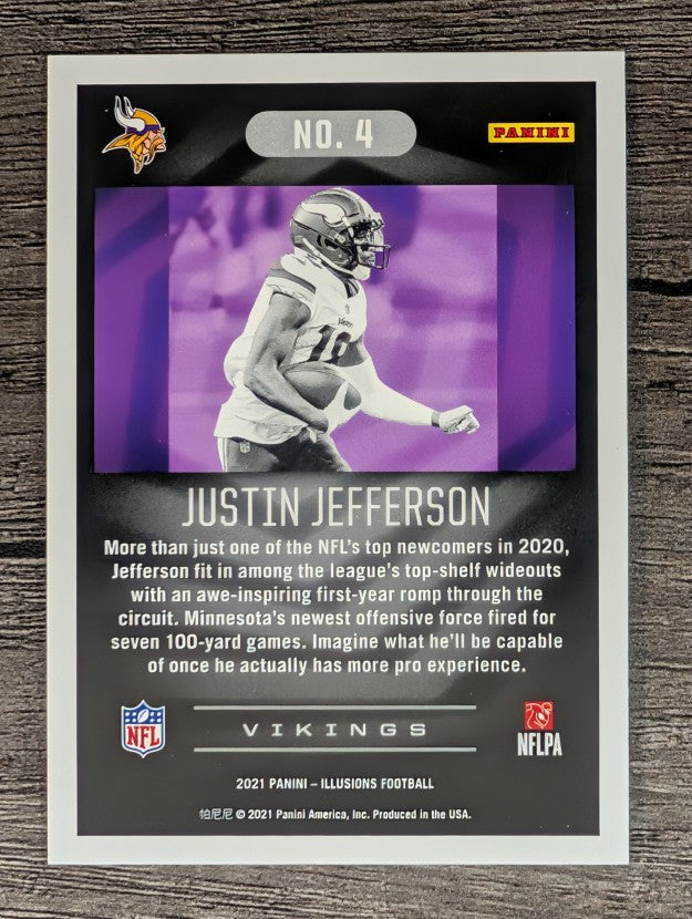 2021 Panini Illusions Retail #4 Justin Jefferson
