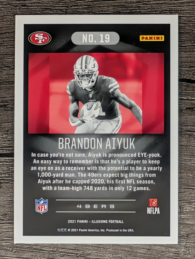 2021 Panini Illusions Retail #19 Brandon Aiyuk