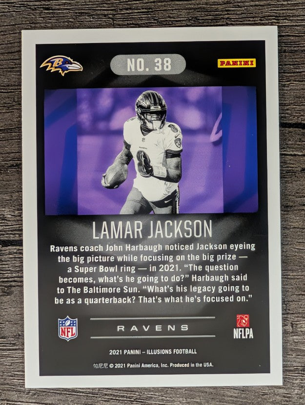 2021 Panini Illusions Retail #38 Lamar Jackson