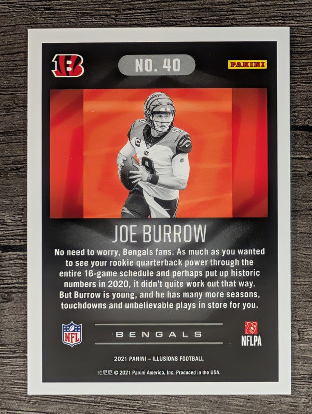 2021 Panini Illusions Retail #40 Joe Burrow