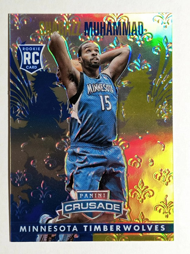 2013-14 Panini Crusade Insert Blue #181 Shabazz Muhammad