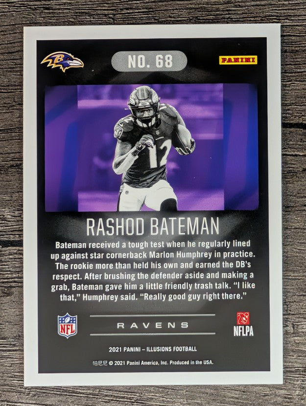 2021 Panini Illusions Retail #68 Rashod Bateman