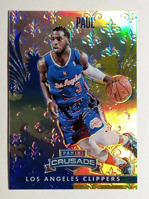 2013-14 Panini Crusade Insert Blue #187 Chris Paul