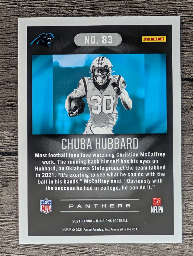 2021 Panini Illusions Retail #83 Chuba Hubbard