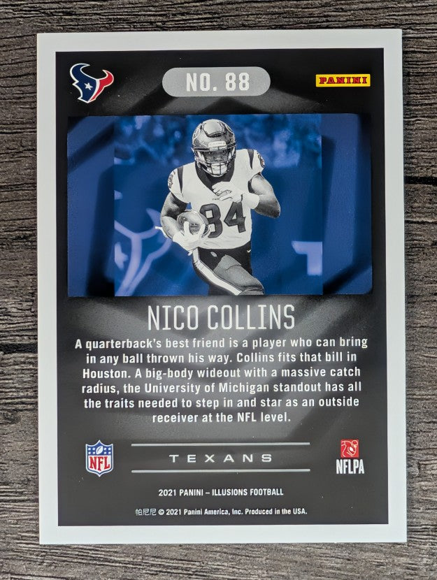 2021 Panini Illusions Retail #88 Nico Collins