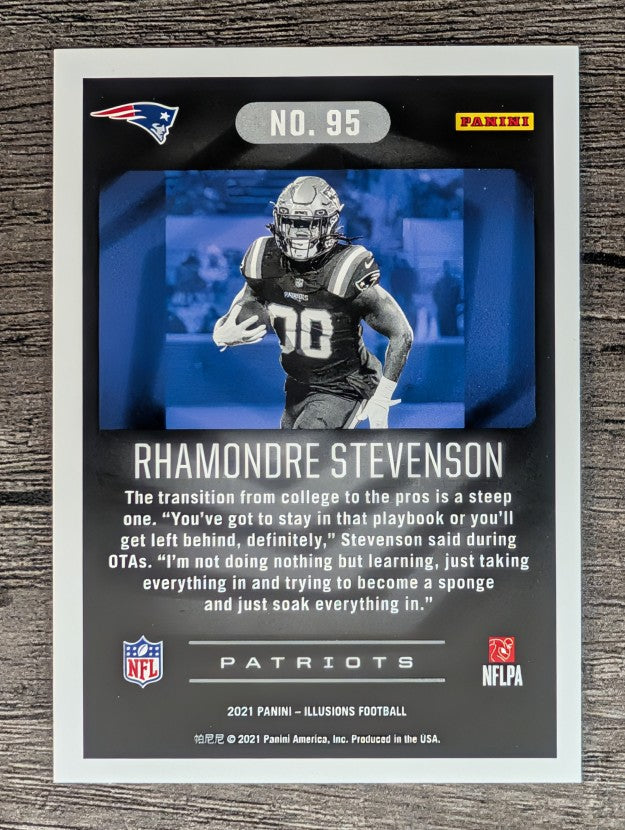 2021 Panini Illusions Retail #95 Rhamondre Stevenson