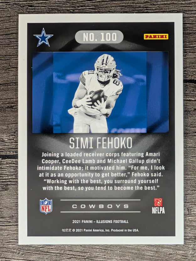 2021 Panini Illusions Retail #100 Simi Fehoko