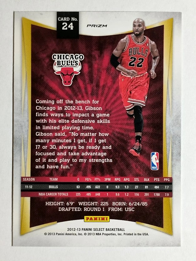 2012-13 Select Prizms #24 Taj Gibson