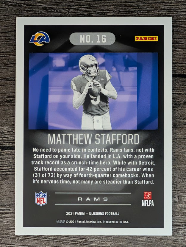 2021 Panini Illusions Retail #16 Matthew Stafford