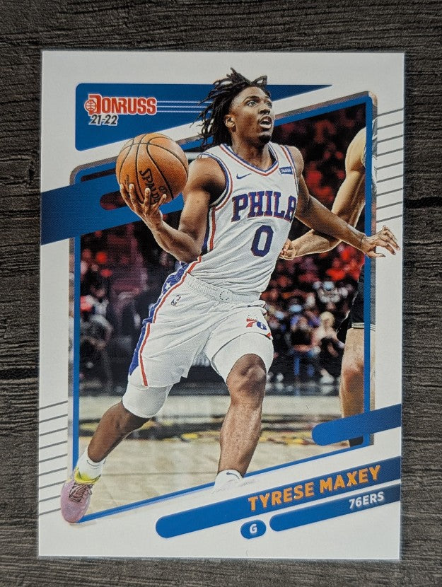 2021-22 Donruss #48 Tyrese Maxey