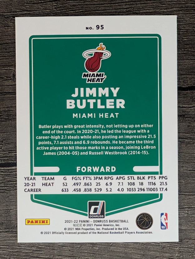 2021-22 Donruss #95 Jimmy Butler