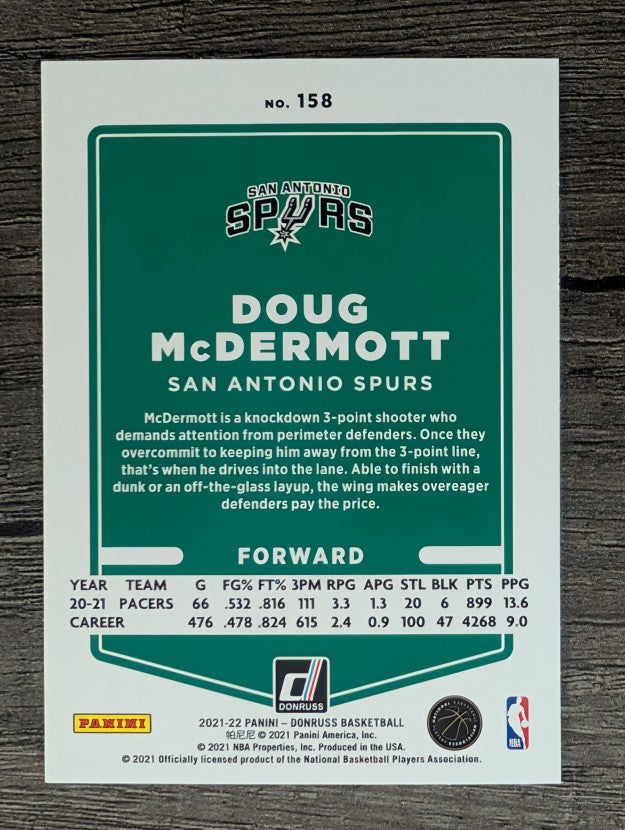2021-22 Donruss #158 Doug McDermott