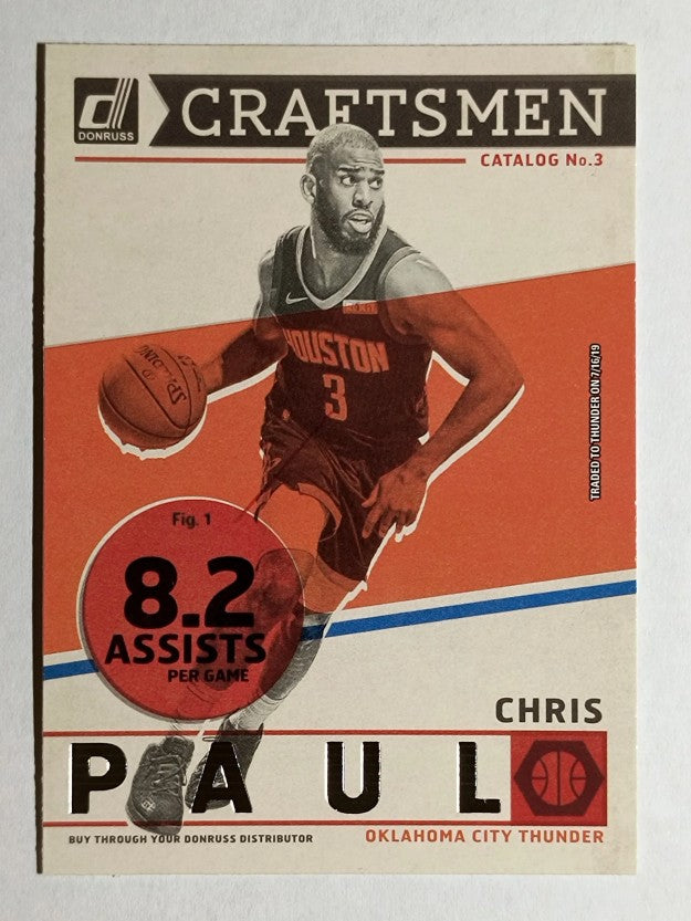 2019-20 Donruss Craftsmen #2 Chris Paul