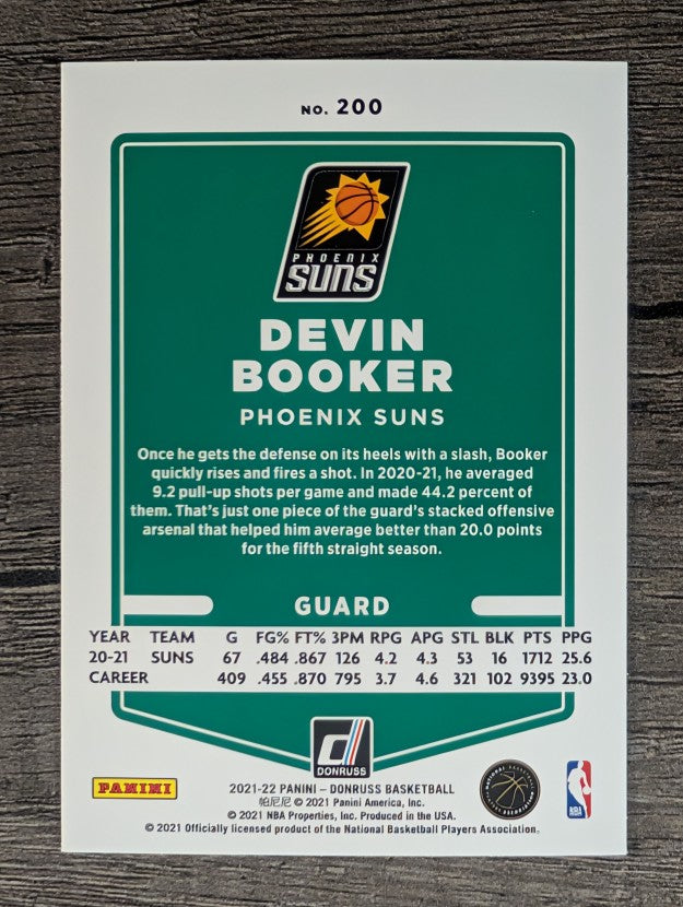 2021-22 Donruss #200 Devin Booker