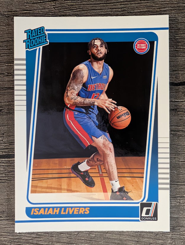 2021-22 Donruss #227 Isaiah Livers RR RC