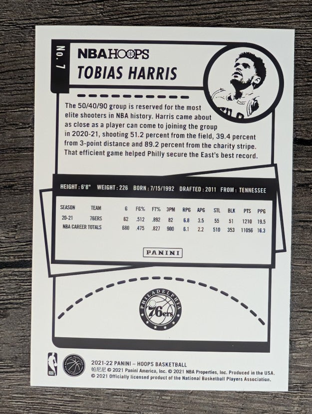 2021-22 Hoops #7 Tobias Harris