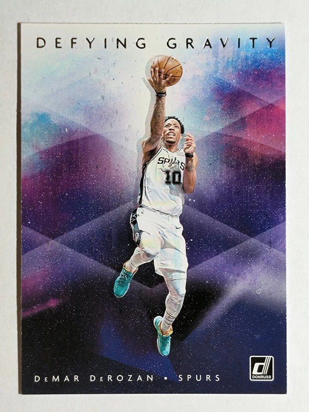 2019-20 Donruss Defying Gravity #7 DeMar DeRozan