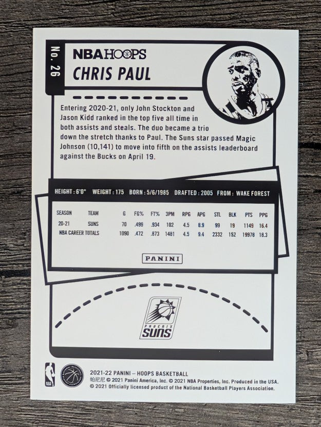 2021-22 Hoops #26 Chris Paul