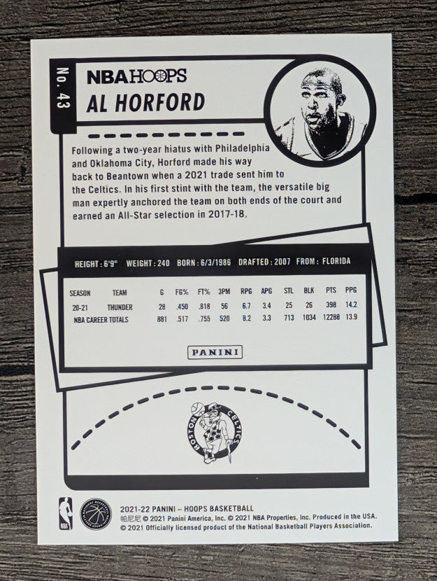 2021-22 Hoops #43 Al Horford