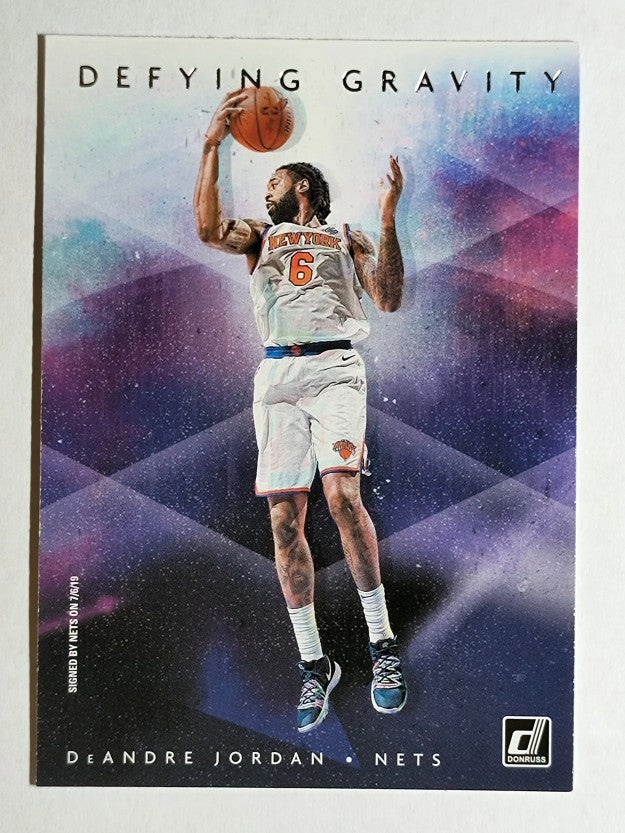 2019-20 Donruss Defying Gravity #1 DeAndre Jordan