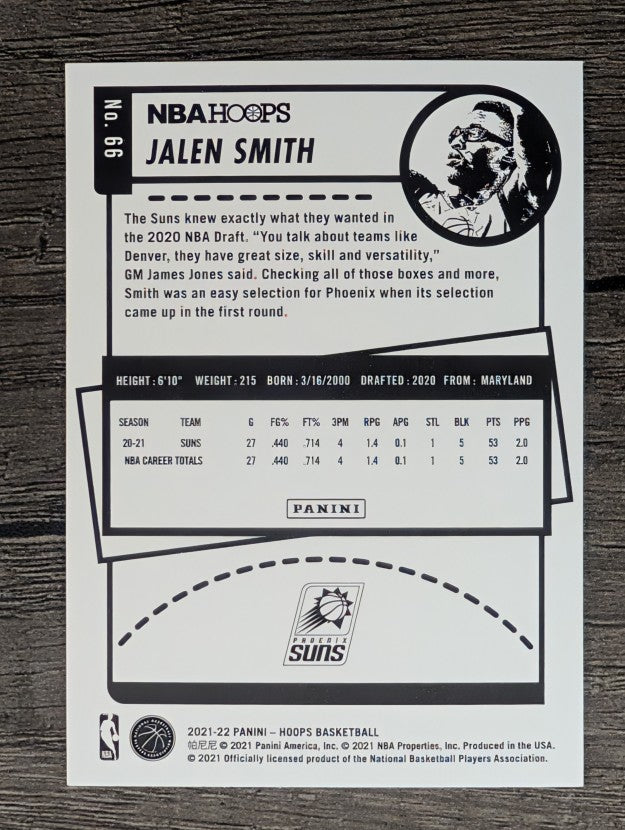 2021-22 Hoops #66 Jalen Smith