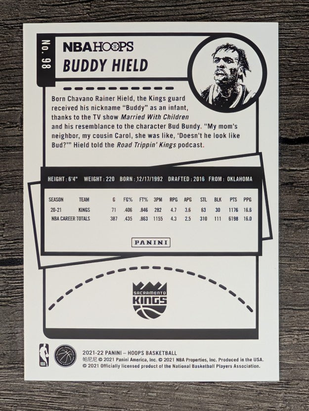 2021-22 Hoops #98 Buddy Hield