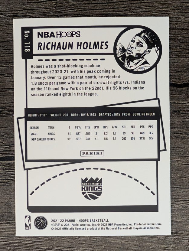 2021-22 Hoops #118 Richaun Holmes