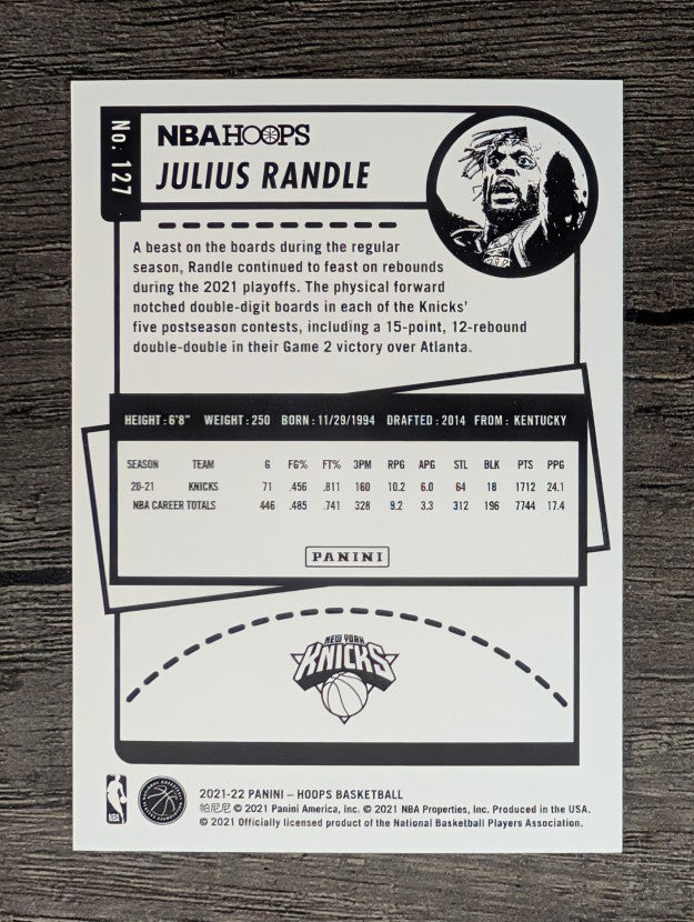 2021-22 Hoops #127 Julius Randle
