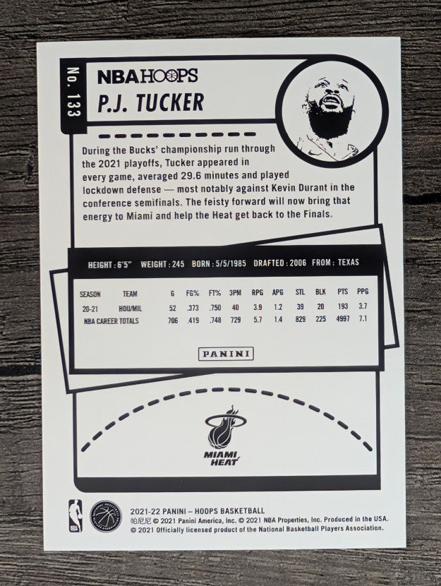 2021-22 Hoops #133 P.J. Tucker