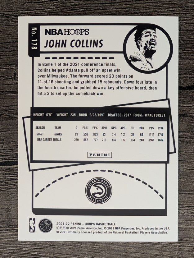 2021-22 Hoops #178 John Collins