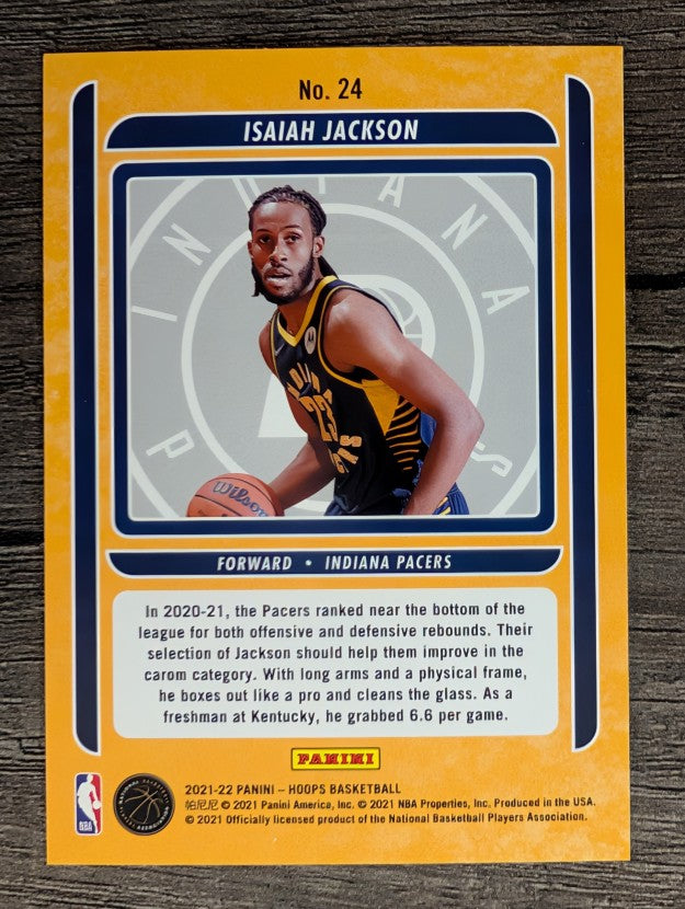 2021-22 Hoops Class of 2021 #24 Isaiah Jackson
