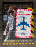2021-22 Hoops Frequent Flyers #8 Kawhi Leonard