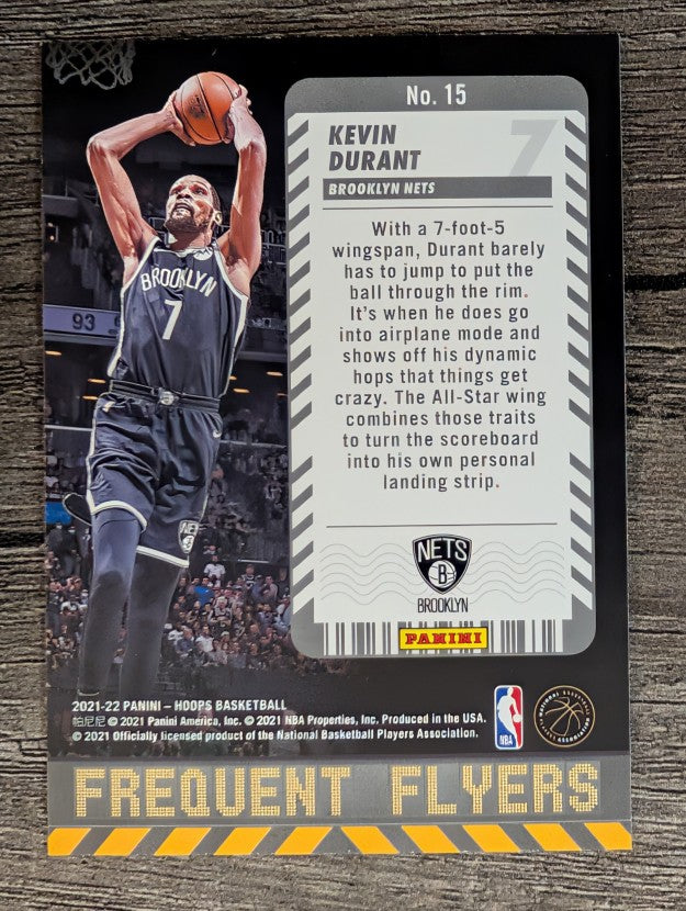 2021-22 Hoops Frequent Flyers #15 Kevin Durant