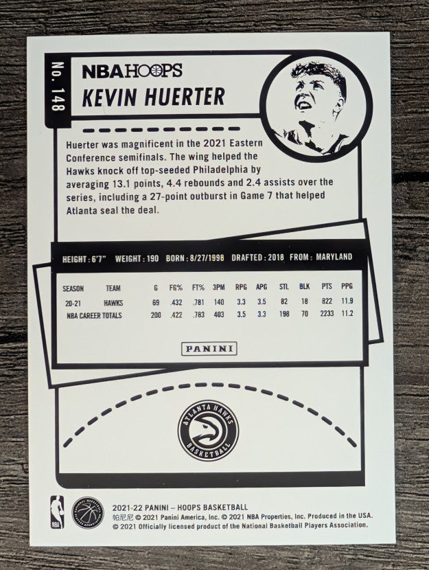 2021-22 Hoops #148 Kevin Huerter