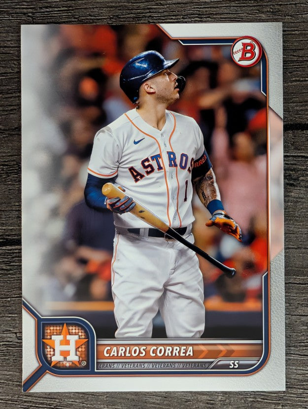 2022 Bowman #3 Carlos Correa