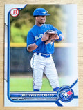 2022 Bowman Prospects #BP25 Rikelvin De Castro