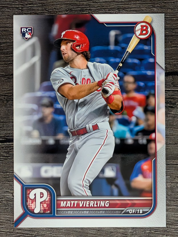 2022 Bowman #89 Matt Vierling RC