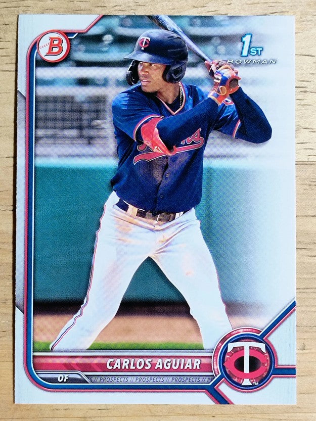 2022 Bowman Prospects #BP1 Carlos Aguiar